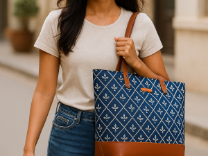 Oversized Vegan Leather Tote Bags