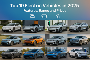 Top 10 Electric Vehicles in 2025: Features, Range and Prices