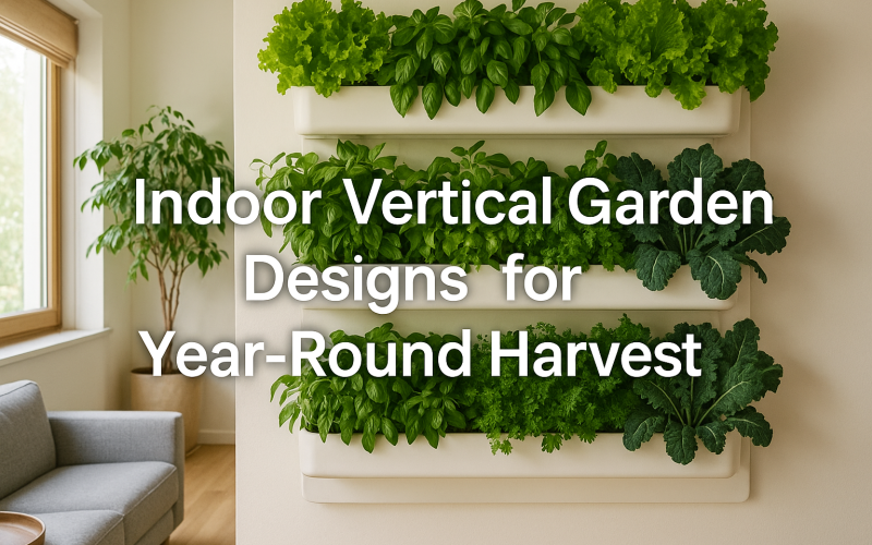 Indoor Vertical Garden Designs for Year-Round Harvest