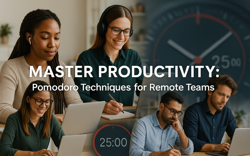 Productivity Pomodoro Techniques