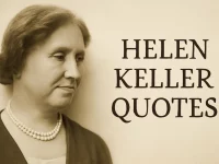 Helen Keller Quotes with author pic
