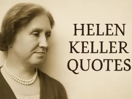 Helen Keller Quotes with author pic