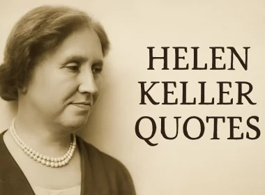 Helen Keller Quotes with author pic