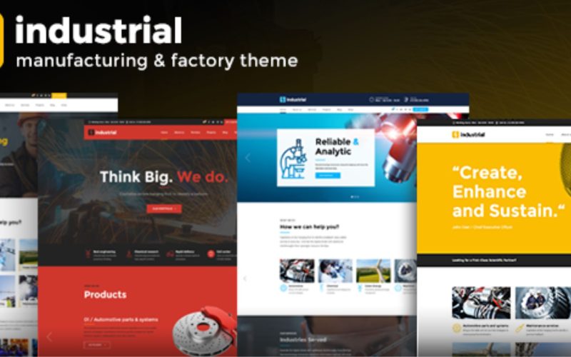 Why a Free Industrial WordPress Theme Is All You Need to Build a Strong Online Presence