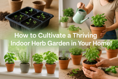How to Cultivate a Thriving Indoor Herb Garden in Your Home!