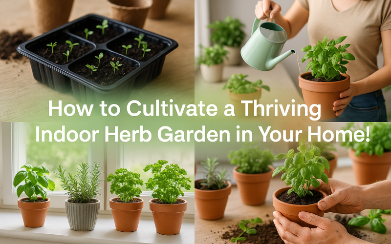 How to Cultivate a Thriving Indoor Herb Garden in Your Home!