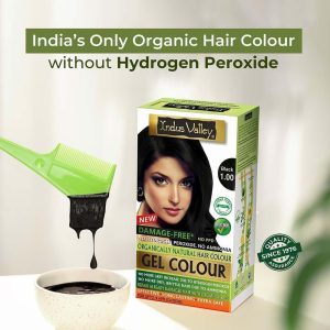Organic natural gel hair colour