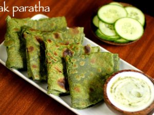palak paratha recipe