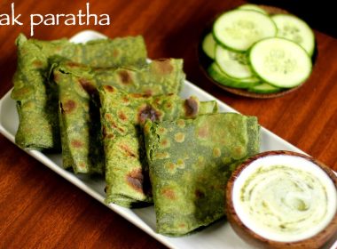 palak paratha recipe