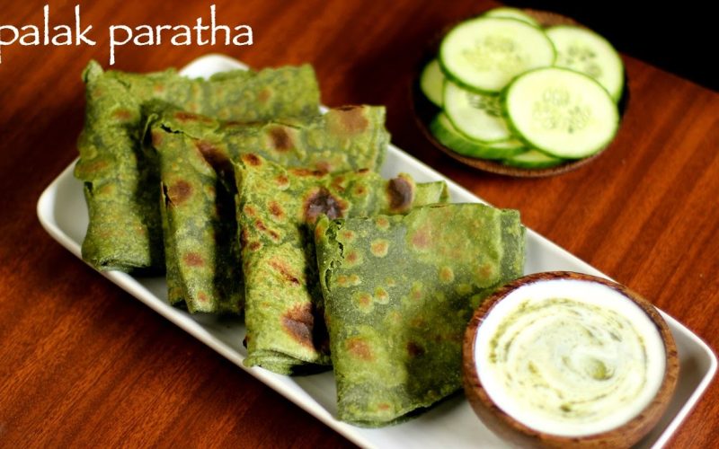 palak paratha recipe