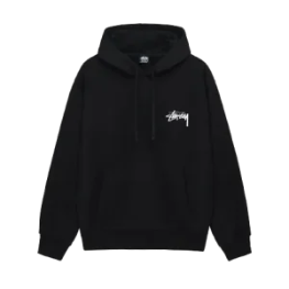 stussy black hoodie