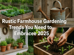 Rustic Farmhouse Gardening Trends You Need to Embrace 2025