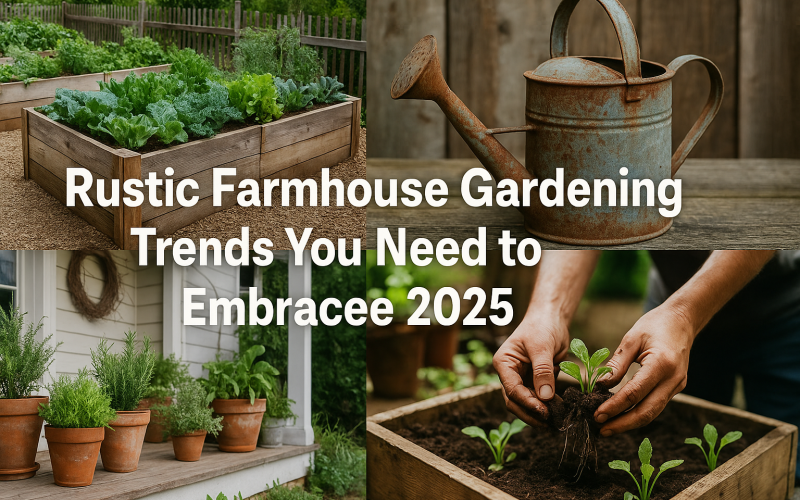 Rustic Farmhouse Gardening Trends You Need to Embrace 2025