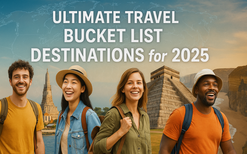 Travel Bucket List Destinations 2025