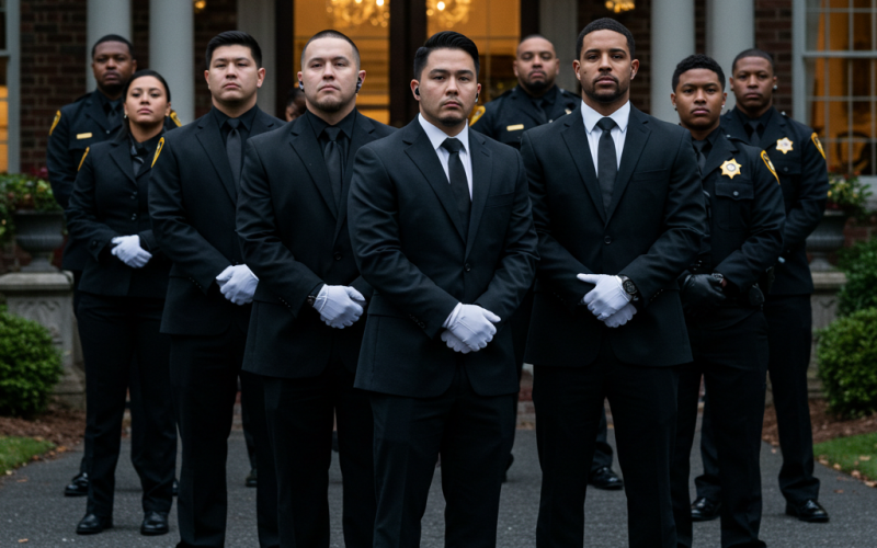 Funeral Escort Staff services