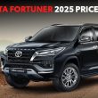Toyota Fortuner 2025 price list
