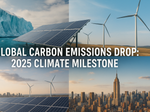 Global Carbon Emissions Drop: 2025 Climate Milestone