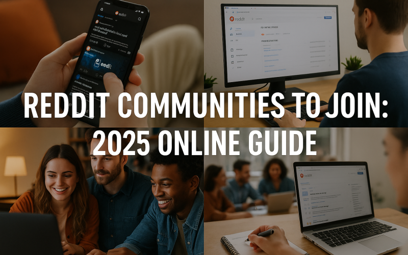 Reddit Communities to Join: 2025 Online Guide