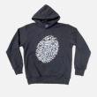 Adwysd Black Fingerprint Hoodie 300x300