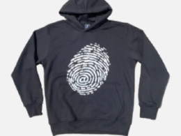 Adwysd Black Fingerprint Hoodie 300x300