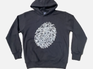 Adwysd Black Fingerprint Hoodie 300x300