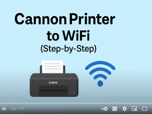 How to Connect Canon Printer to WiFi