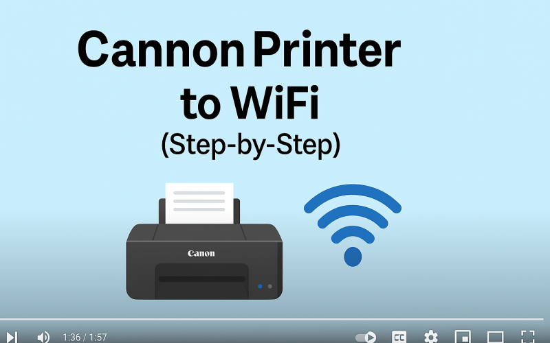 How to Connect Canon Printer to WiFi