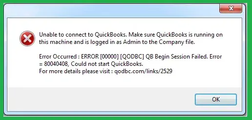 fix qb error 80004005