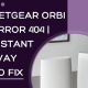 orbi error 404