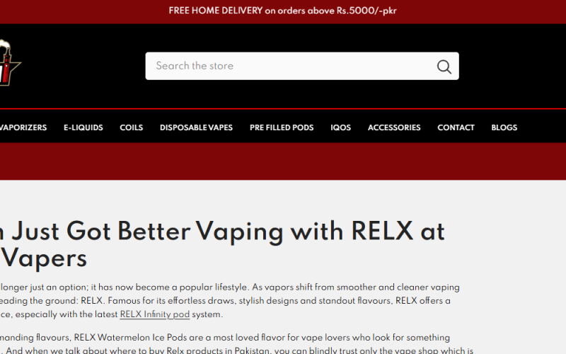 Relx pods price in pakistan