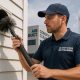 Technician performing Air Conditioning Duct Cleaning to improve indoor air quality and HVAC efficiency