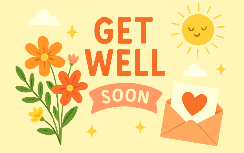 get well soon card