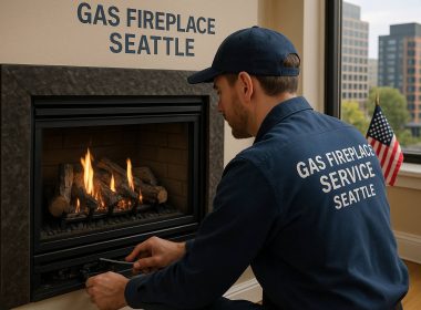 Gas Fireplace Service Seattle by professional technician ensuring safe and efficient heating.