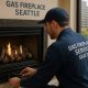 Gas Fireplace Service Seattle by professional technician ensuring safe and efficient heating.