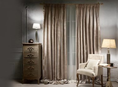 Brown Suede Curtains