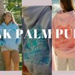 Pink Palm Puff Hoodie