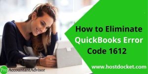 Fix Quickbooks Error 1612?
