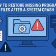 How to Restore Missing Program Files After a System Crash