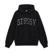 STUSSY BARB HOODIE BLACK