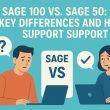 Sage 100 vs. Sage 50 Key Differences and How Support Services Differ