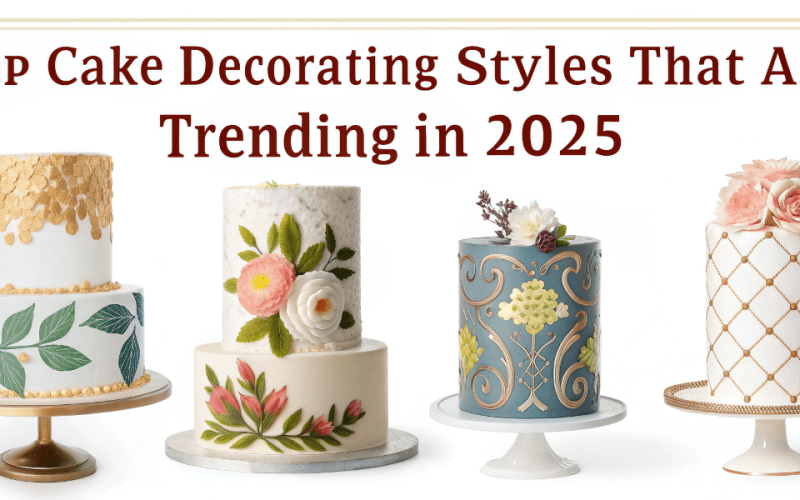Top Cake Decorating Styles That Are Trending in 2025