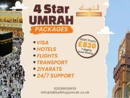 Umrah Packages with 4 Star from the UK