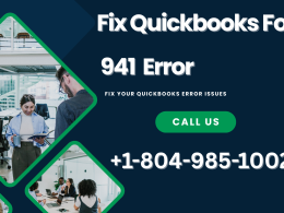 How to fix Quickbooks Form 941 Error +1-804-985-1002