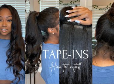 Tape-In and Brazilian Knot Hair Extensions