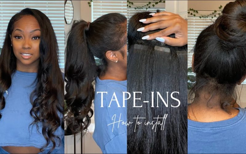 Tape-In and Brazilian Knot Hair Extensions