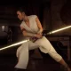 Rey Skywalker yellow lightsaber