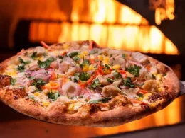 Mobile pizza catering