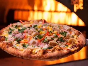 Mobile pizza catering