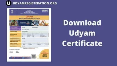 Udyam Registration Certificate