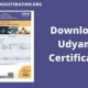Udyam Registration Certificate
